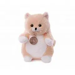 Игрушка мягкая Толстый кот 26 см персиковый, Lapkin, фото №1