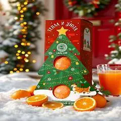 Бомбочки д/ванны Тепла и уюта апельсиновый пунш 3шт?120 г, фото №1