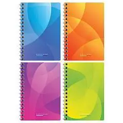 Записная книжка А6 80л кл "Lite monocolor" спираль, тв.обл, фото №1