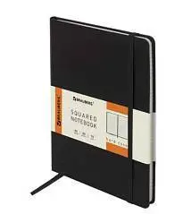 Блокнот А5 80л кл "Metropolis" черный, на резинке, фото №1