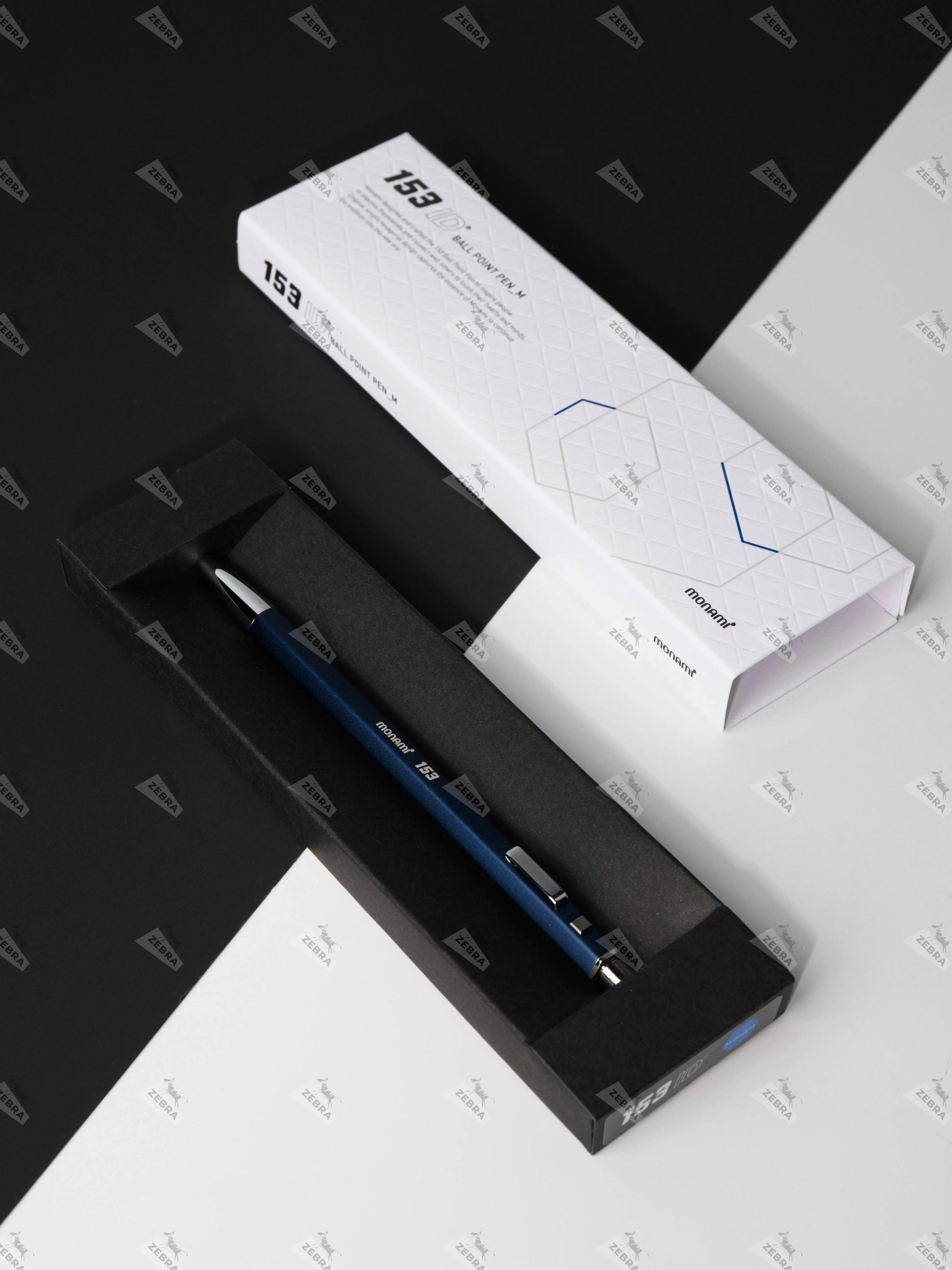 Ручка шариковая MONAMI 153 ID Midnight, фото №1