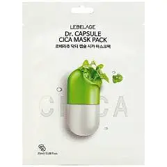 Маска д/л ткан LEBELAGE Dr. Capsule с экстр центеллы азиат, 25мл, фото №1