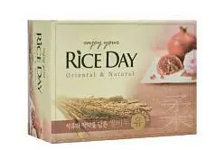 Мыло "Riceday" туалетное с экстр.граната и пиона 100гр, фото №1