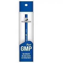 Карандаш д/любых поверхностей ВКФ  "For GMP"  2М (2B) Синий, фото №1