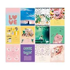 Тетрадь 18л ЛИНИЯ "Mix-12. Девочки", фото №1