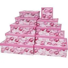 Коробка подарочная "Розовая вечеринка" 33*25.5*14.5 см 10-8, фото №1