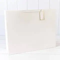 Сумка подарочная "Фактура-890" Белый 50*40*15см, фото №1