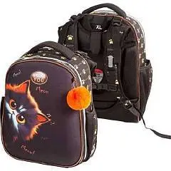 Ранец deVENTE Choice I See You 38x28x16см 950г 1отд черн, фото №1