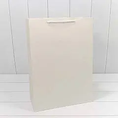 Сумка подарочная  "Фактура" Белый 32*45*15см, фото №1