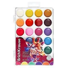 Акварель 24 цв. УФ Erich Krause подвес Сафари, фото №1