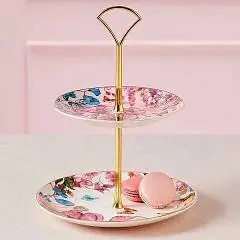 Ваза двухъярусная  "Estelle" 19х25см в подарочной упаковке, фото №1