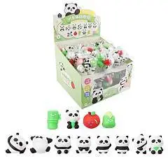 Набор фигурных ластиков "Pandas" 12шт., фото №1