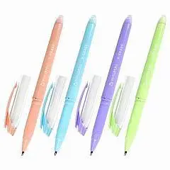 Ручка гелевая Пиши-Стирай "X-ERASE " пастель, с грипом, синяя, фото №1