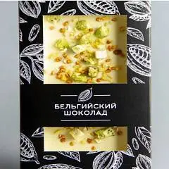 Шоколад белый манго/киви/фундук в карамели, фото №1