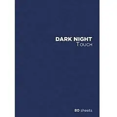 Тетрадь А4  80л кл "ДаркНайтТач"  софт-тач, фото №1