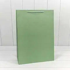 Сумка подарочная "Фактура" Фисташковый 32*45*15см, фото №1