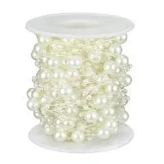 Бусы на ёлку жемчужные "Новогоднее чудо", 10 м,  8+3 мм, фото №1