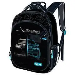 Ранец жесткокаркасный F-Light "Racing Speed" 36х27х15см, 2 отд., фото №1