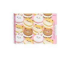 Альбом д/рис А4 40л гребень "Сладкие булочки", фото №1