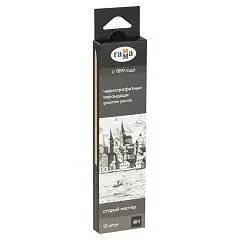 Карандаш чернографитный Гамма "Старый мастер" 4H, фото №1