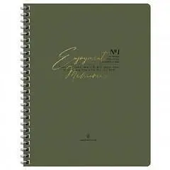 Тетрадь 80л КЛЕТКА "Moderate", матовая лам, тиснение фольгой, 80, фото №1