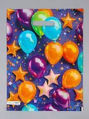 Пакет п/э «Разноцветные шарики» 30?40 см, фото №1