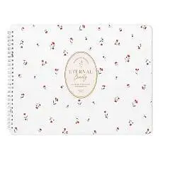 Альбом д/рисования 40л "Букетик" белый, спираль, бумага 120 г/м2, фото №1