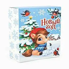 Коробка подарочная складная «Новый год 2026», лошадь, 16?23?7.5, фото №1