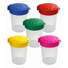 Стакан-непроливайка "Премиум", с крышкой, ассорти,, фото №1