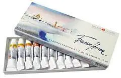 Набор акварельных красок "Белые Ночи" 12цв. в тубах, фото №1