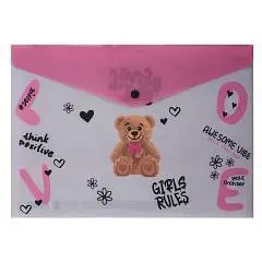 Папка-конверт на кнопке "Мишка" А4, фото №1