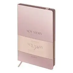 Ежедневник недат А5 "New Story. Rose gold", тон. блок, кожзам, фото №1