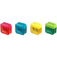 Точилка ArtSpace "Click" 2 отв, ассорти, фото №1