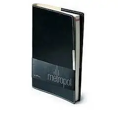 Ежедневник недат А5 "METROPOL", черный, фото №1