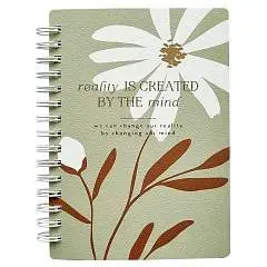 Блокнот А6 120л кл "Апрель", ромашка спираль 102х142 мм, 120 л., фото №1