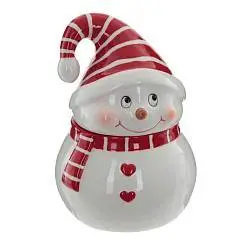 Емкость для сыпучих продуктов "Снеговик" 900 мл, фото №1