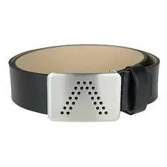 Ремень "ALBERTO" (с пряжкой) черный, нат.кожа, фото №1