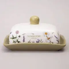 Масленка "FLOWER STORY" 17х12,5х8,5 см, фото №1