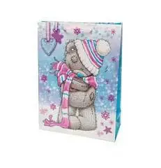 Сумка подарочная крафт AВ 260х360х115мм, фото №1