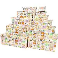 Коробка подарочная "Кавайчики" 21,5 х 21,5 х 11 см 11-9, фото №1