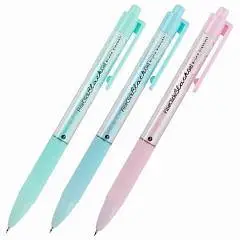 Ручка гелевая автомат. BV "FineClick.Zefir" 0,4мм, черная, микс, фото №1