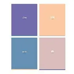 Тетрадь 48л КЛЕТКА "Never-ever", матовая ламинация, фото №1