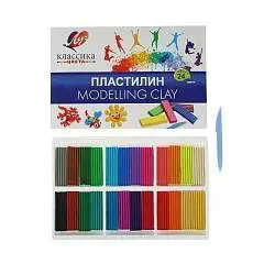 Пластилин 24цв 396гр Луч Классический, фото №1