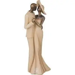 Статуэтка влюбленные серия фьюжн 10*10*31 см, фото №1