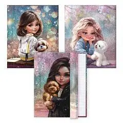 Обложки д/тетрадей Верные друзья 3шт 346*215мм ПВХ  70мкм, фото №1