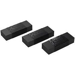 Ластик Berlingo "DoubleBlack" 50х18мм, фото №1