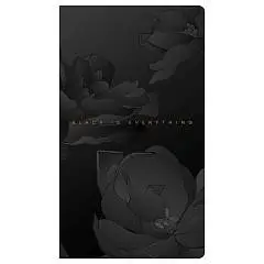 Еженедельник недат A6 "Black" кожзам, фото №1