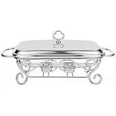 Мармит Agness  Прямоуг Silver 2,2L, фото №1