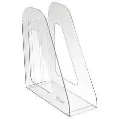 Лоток вертикальный СТАММ "Фаворит" прозрачный, 90мм, фото №1