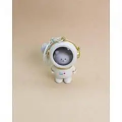 Брелок с подсветкой Space adentures bear white 2,7*4*6,8см, фото №1